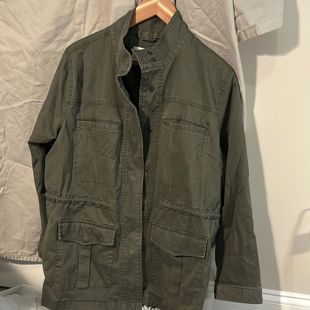 Ladies Universal Thread Olive Green Jacket size XL